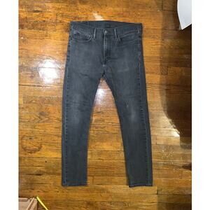 Levis 510 Black Jeans 34x32 Skinny Fit Nice Fade